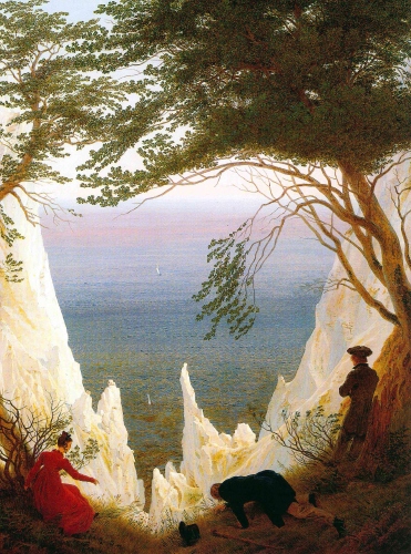 Kreidefelsen auf Rügen von Caspar David Friedrich